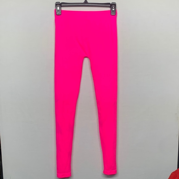 Neon Nation Pink Leggings - Picture 1 of 8